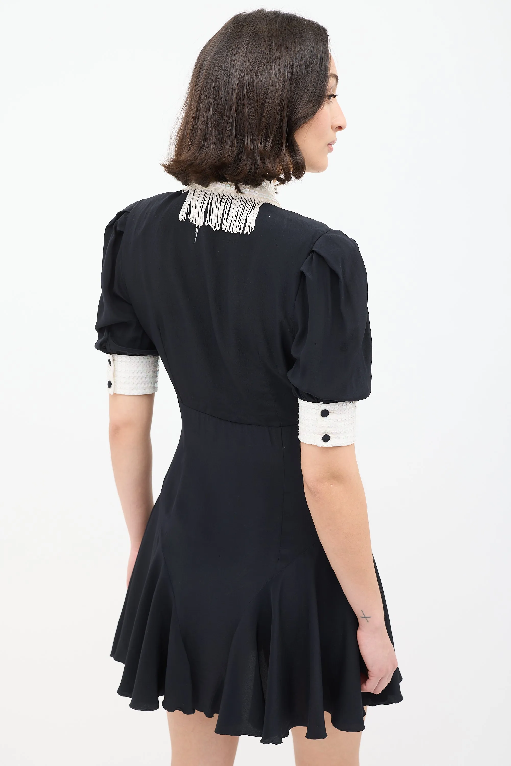 Fringe Embellished Dress sold by VSP Consignment product image thumbnail 5