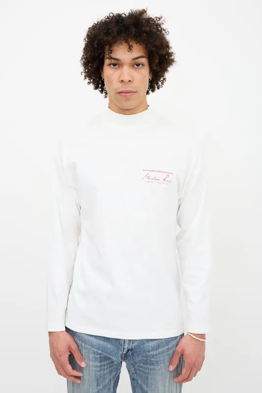 Logo Print Mock Neck T-Shirt sold by VSP Consignment