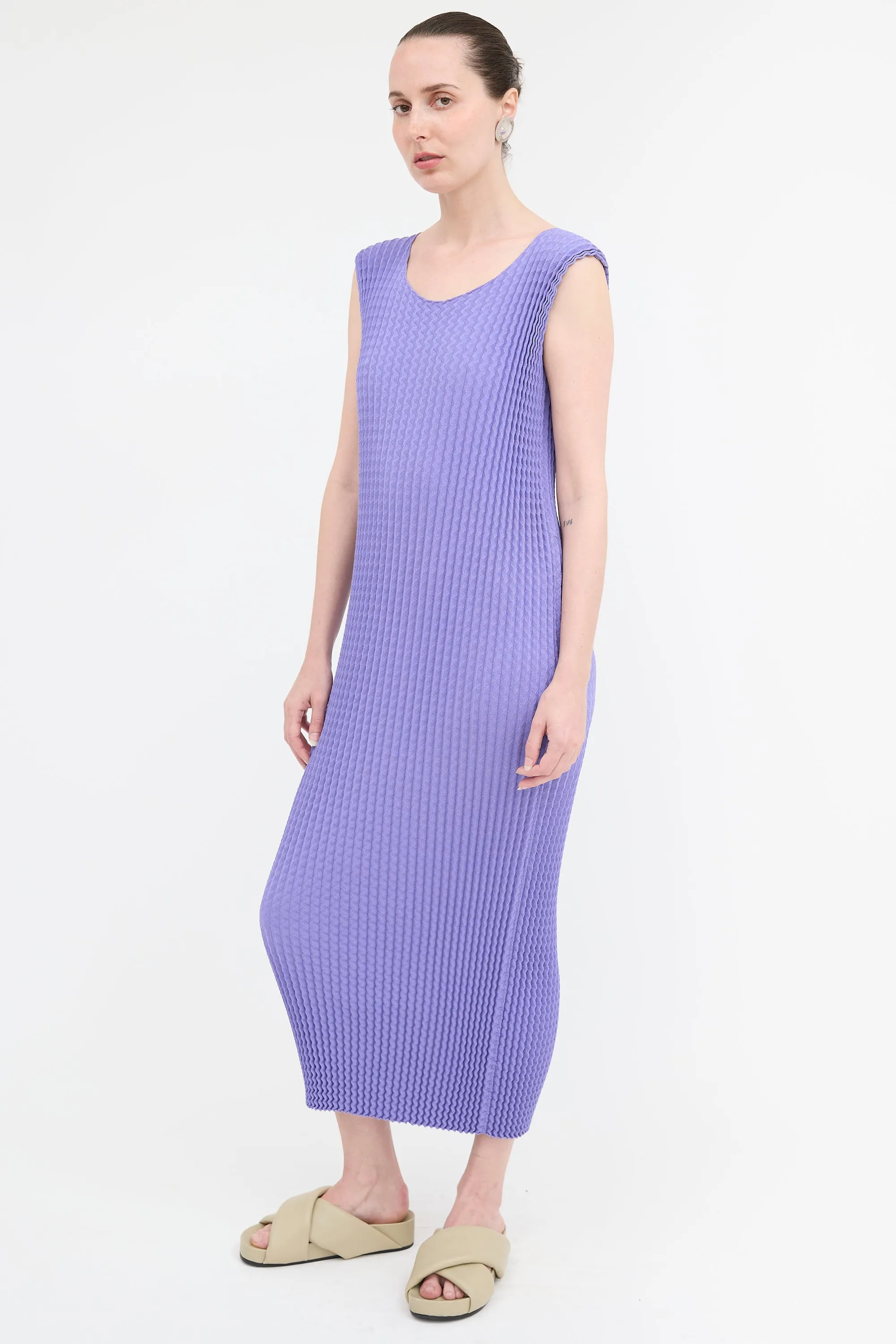 Knit Pleated Dress sold by VSP Consignment product image thumbnail 3