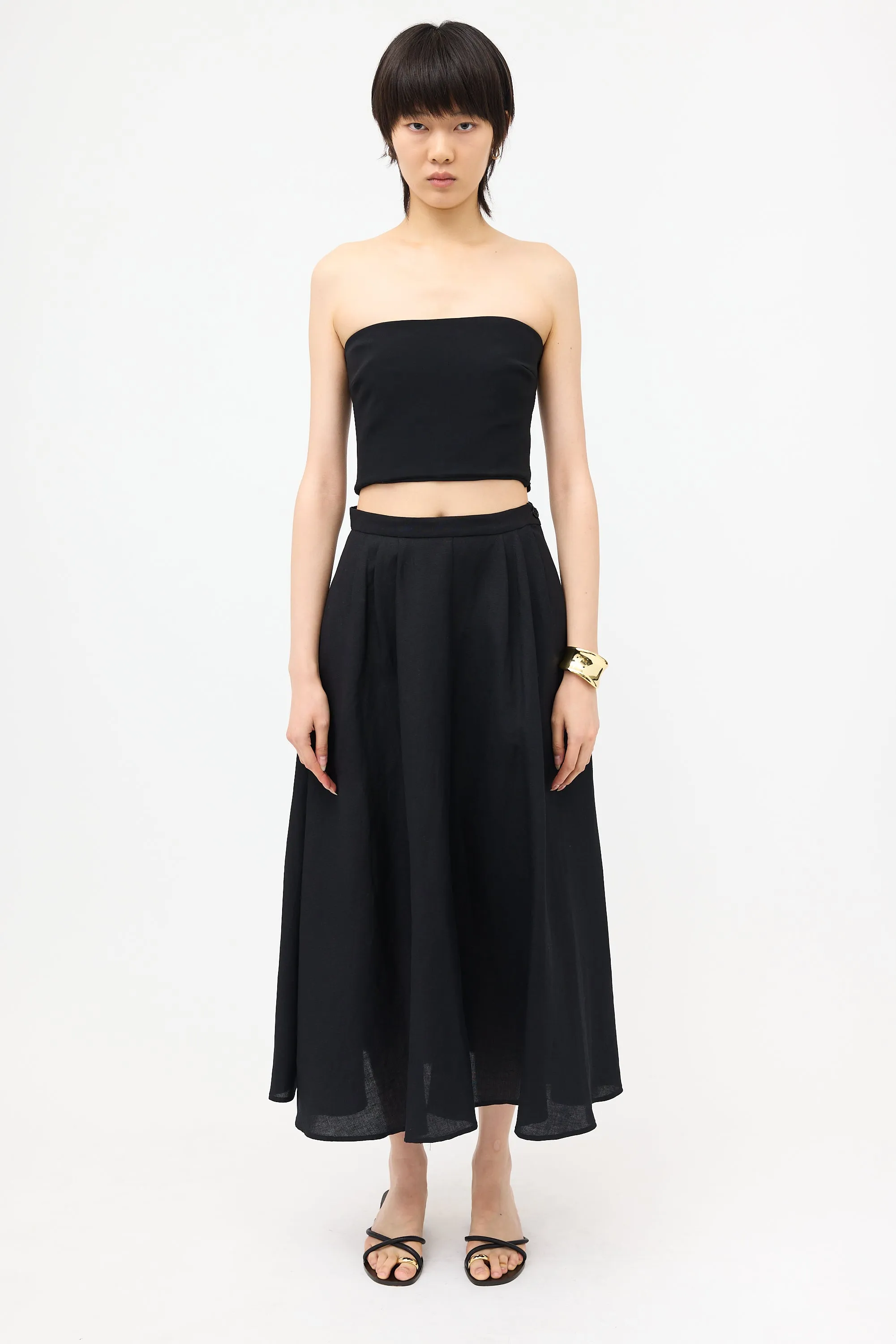 Pleated Maxi Skirt sold by VSP Consignment