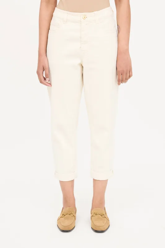 Denim Tapered Jeans made by Brunello Cucinelli