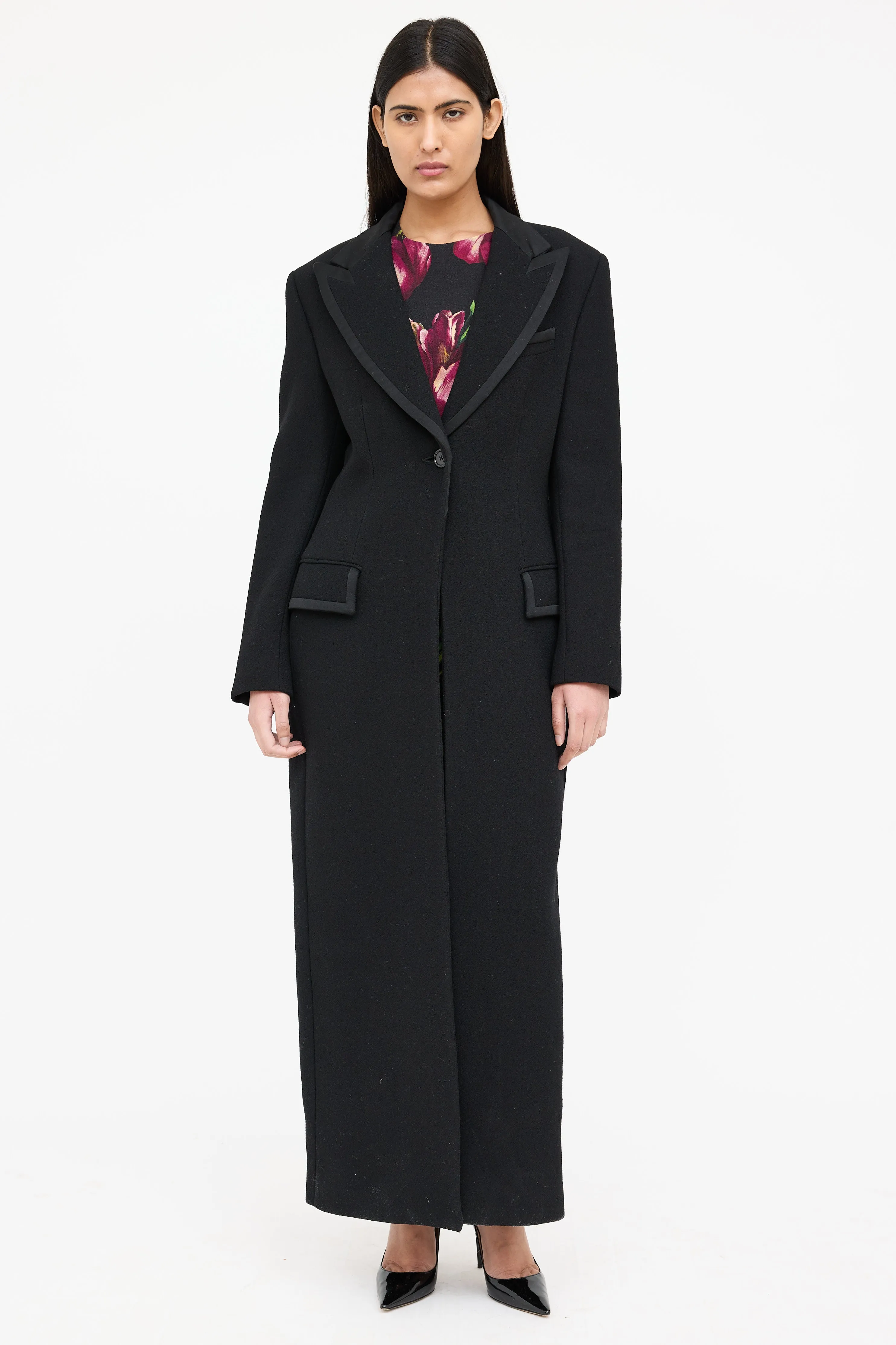 Wool Button Coat sold by VSP Consignment