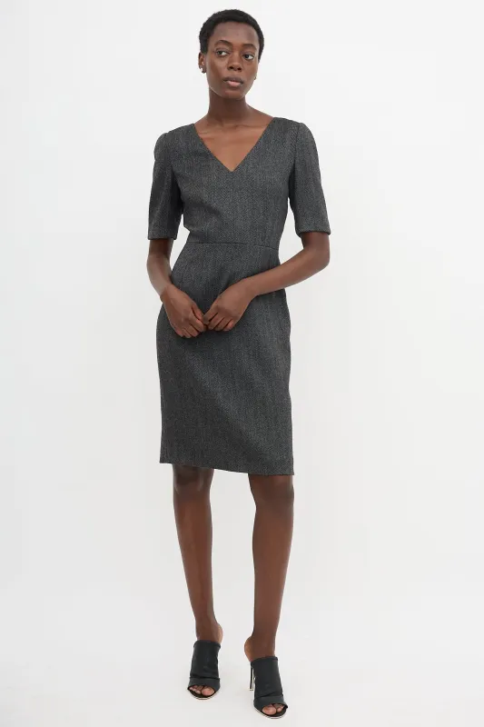 Wool Patterned Dress sold by VSP Consignment