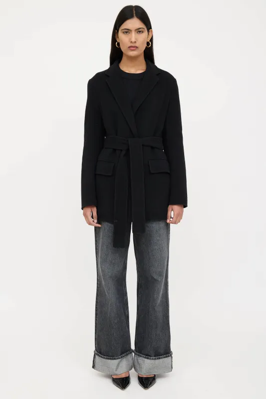 Wool Belted Blazer made by The Row