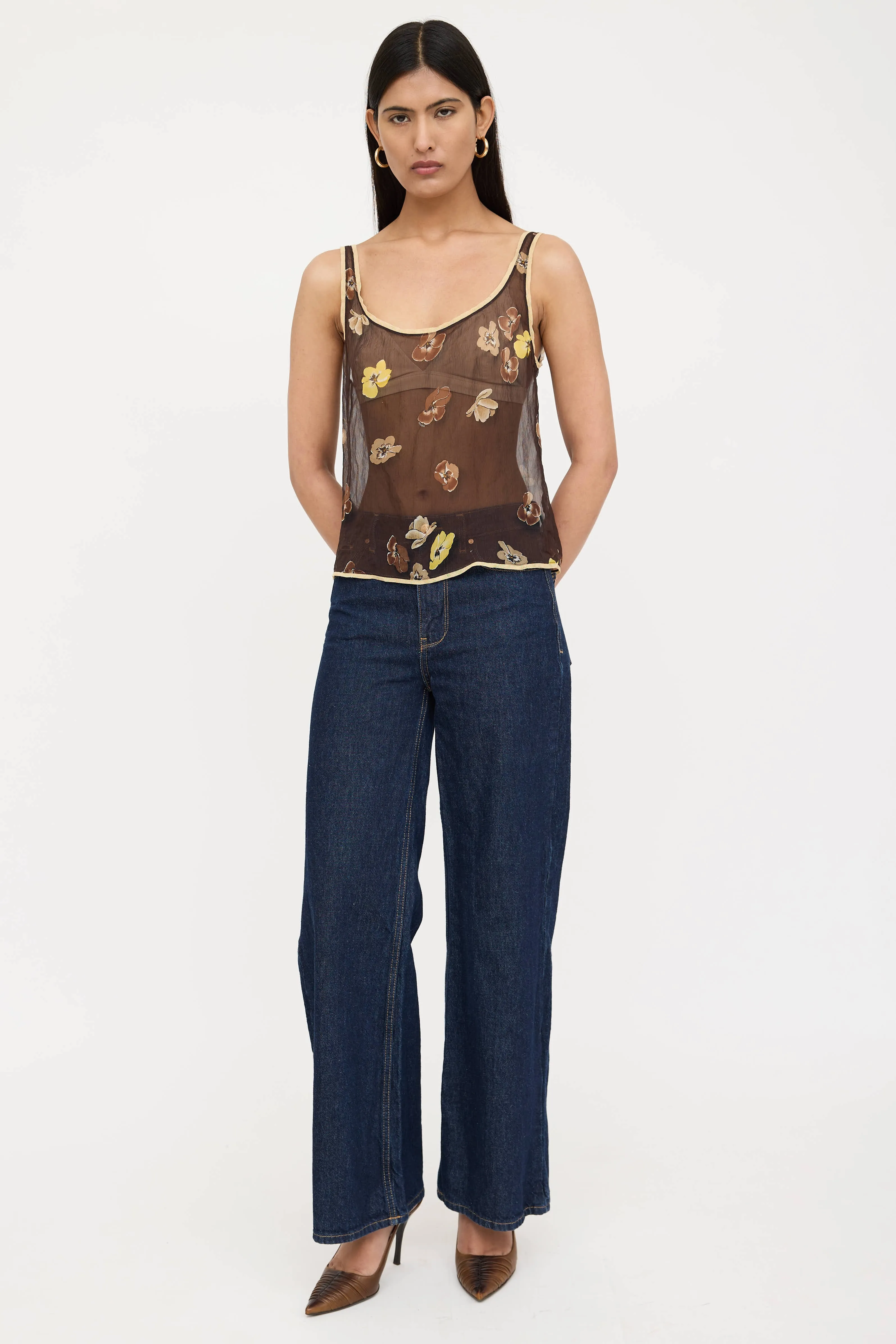 FW 2000 Silk Floral Top sold by VSP Consignment product image thumbnail 5