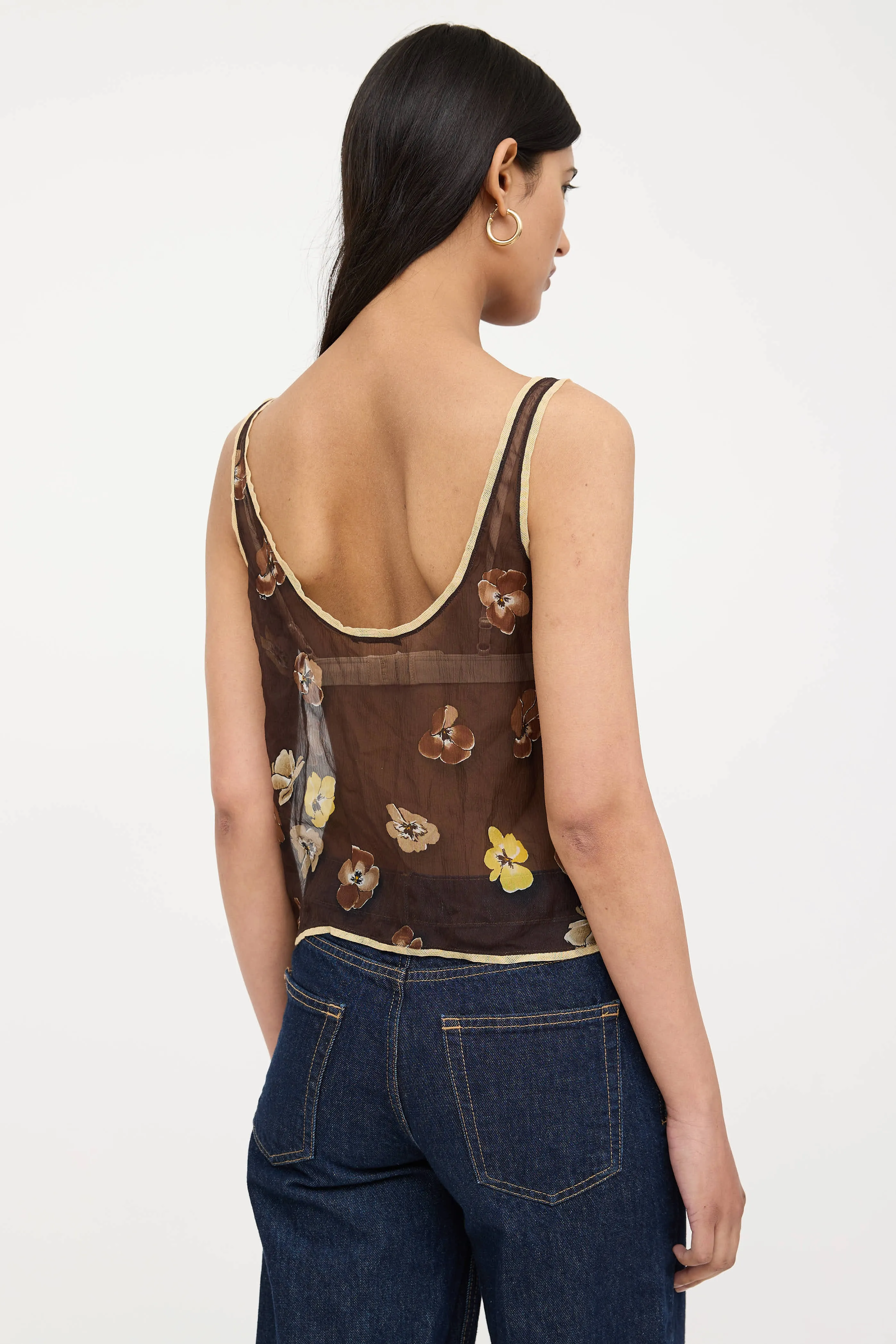 FW 2000 Silk Floral Top sold by VSP Consignment product image thumbnail 4
