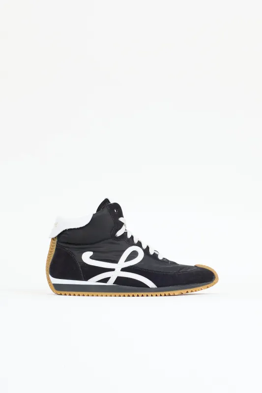Nylon & Suede Flow High-Top Sneaker sold by VSP Consignment