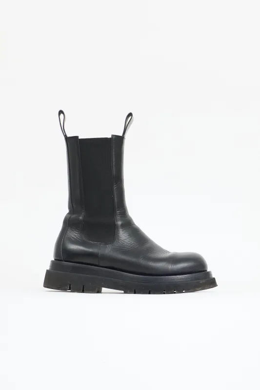 Leather Lug Chelsea Boot sold by VSP Consignment