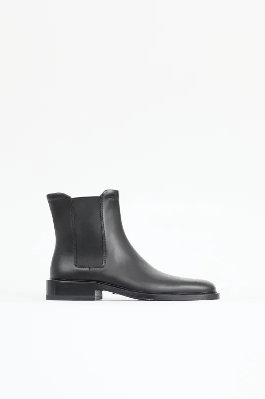 Leather Chelsea Boot made by Gucci