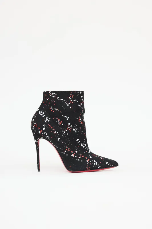 Canvas Printed Ankle Boot sold by VSP Consignment