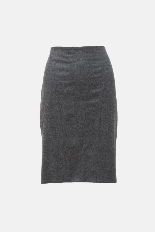 Wool Pencil Skirt made by Brunello Cucinelli
