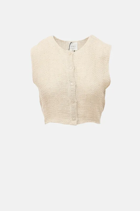 Stella Crewneck Vest Top made by Leset