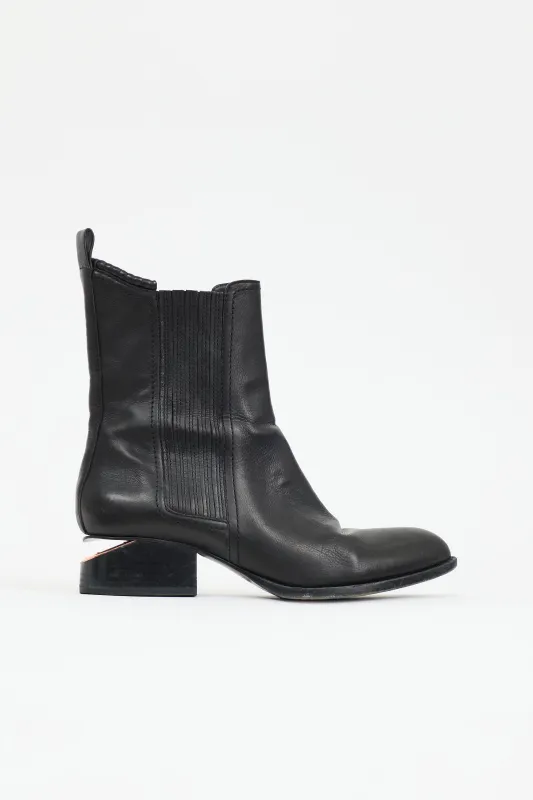 Leather Anouck Boot sold by VSP Consignment