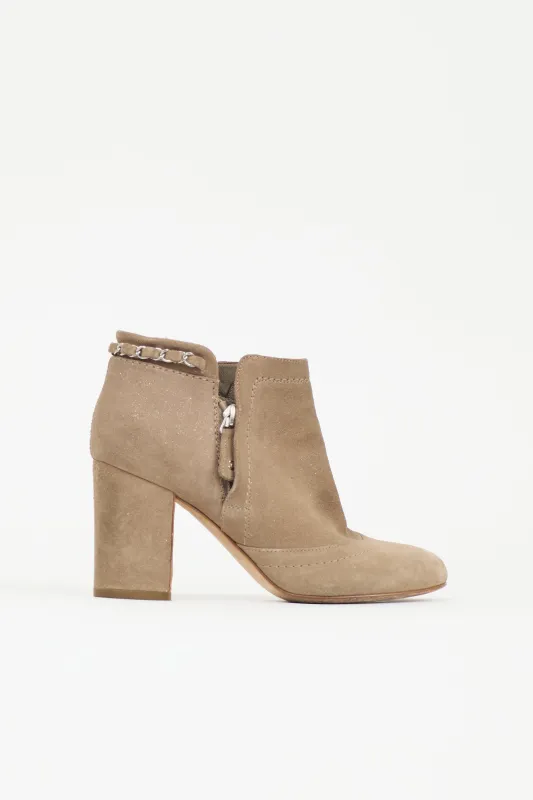 Suede Glitter CC Boot sold by VSP Consignment