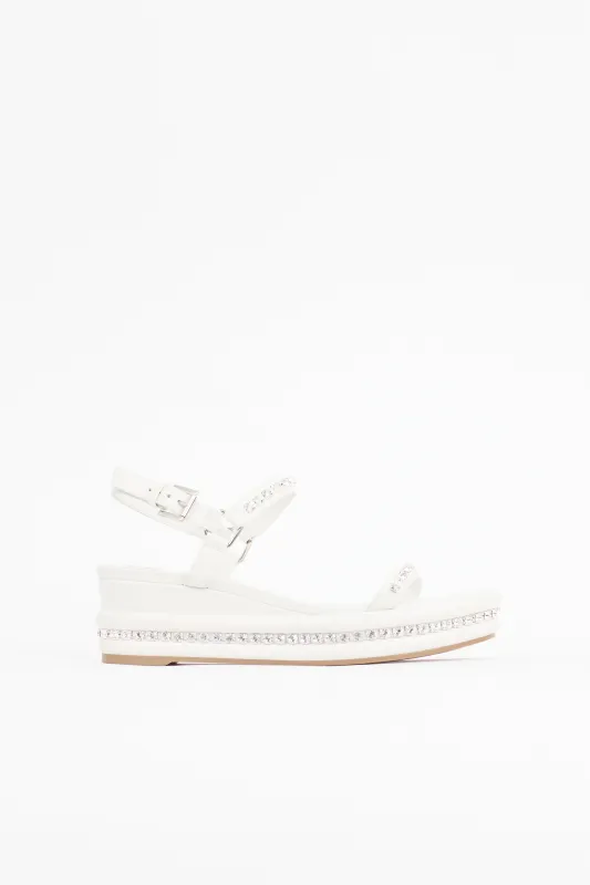 Leather Pyrastrass Sandal made by Christian Louboutin