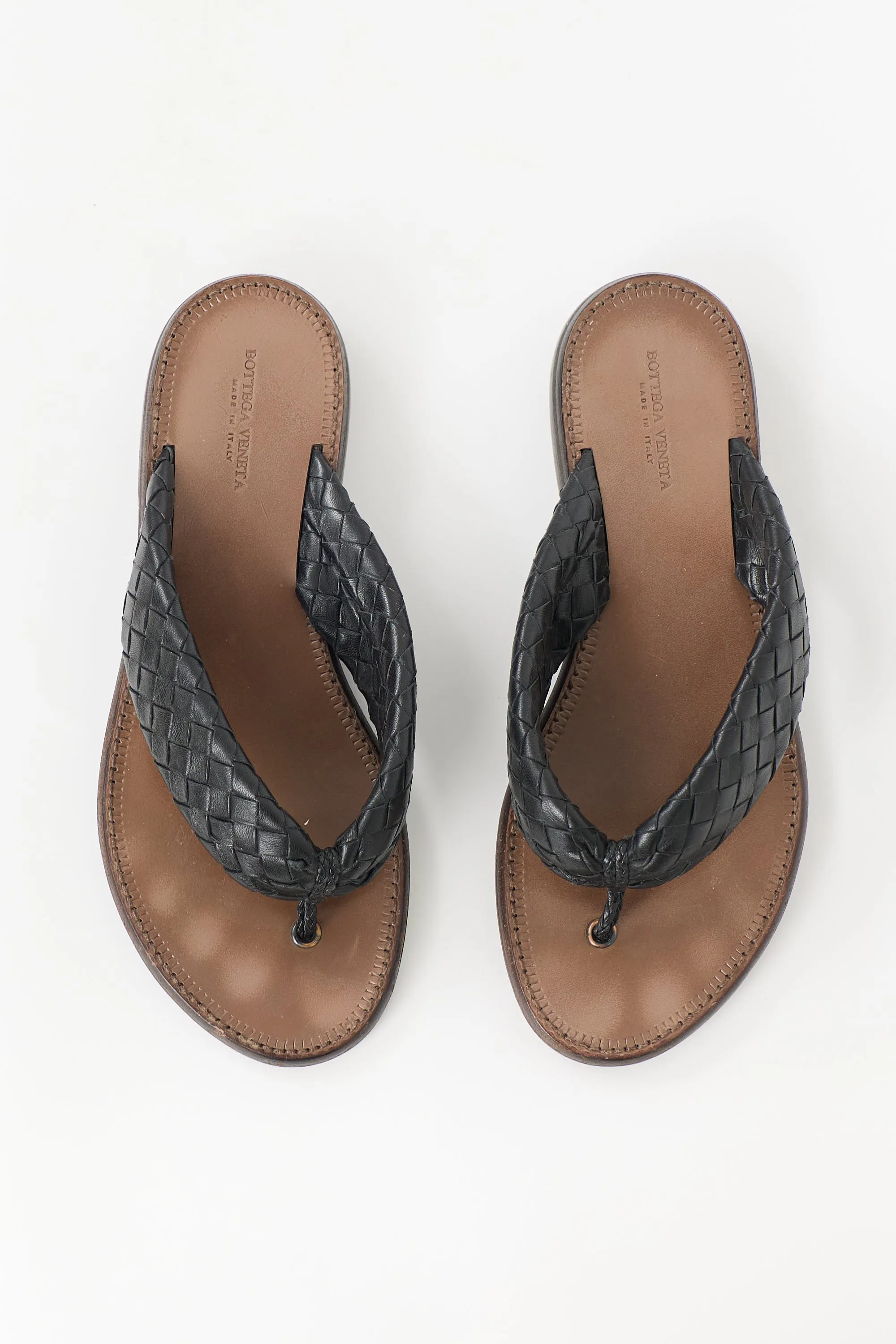 Leather Intrecciato Slide sold by VSP Consignment product image thumbnail 2