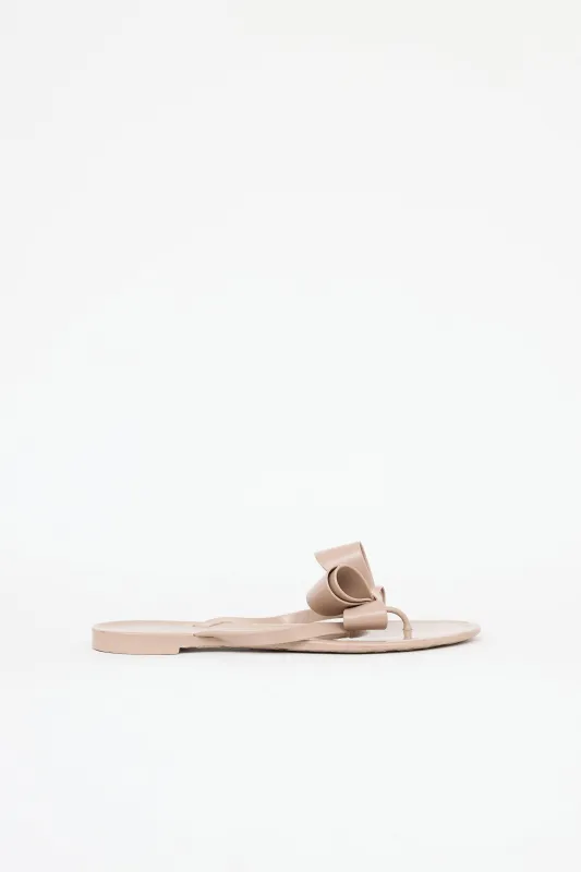 Rubber Bow Sandal sold by VSP Consignment