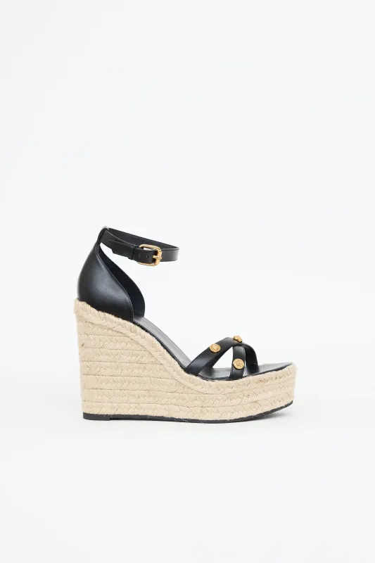 Medusa Wedge Sandal sold by VSP Consignment