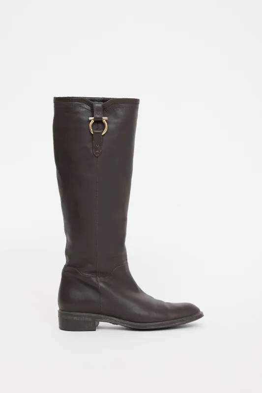 Leather Riding Boot sold by VSP Consignment