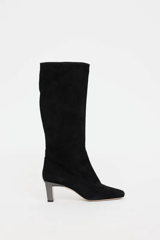 Crystal Heel Boot sold by VSP Consignment