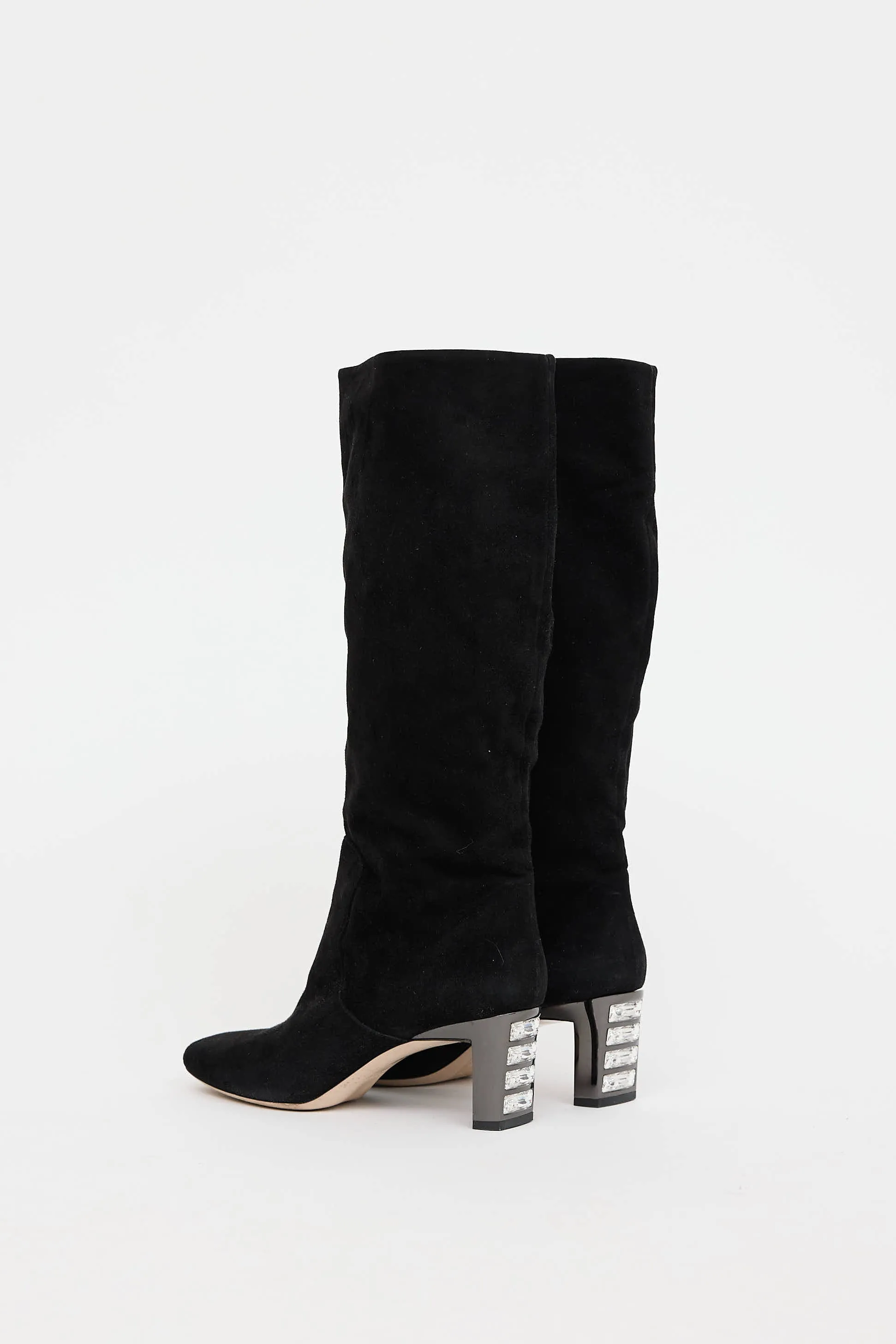 Crystal Heel Boot sold by VSP Consignment product image thumbnail 2