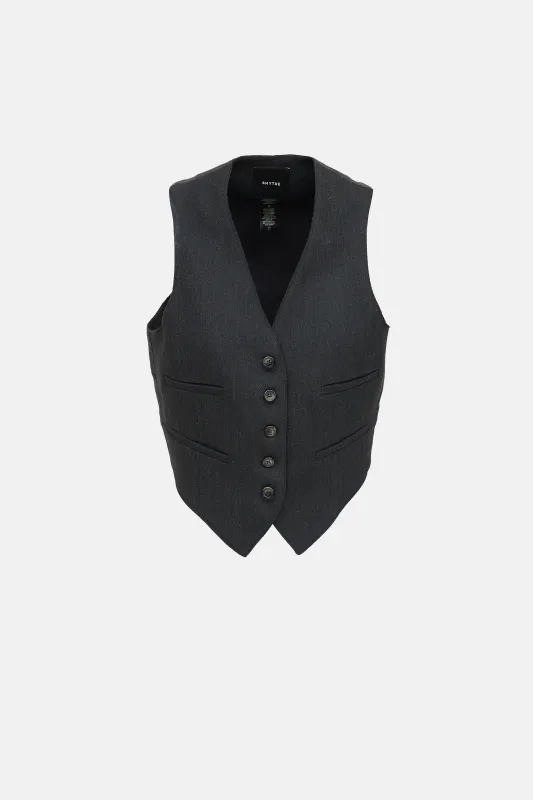 Paneled Vest sold by VSP Consignment