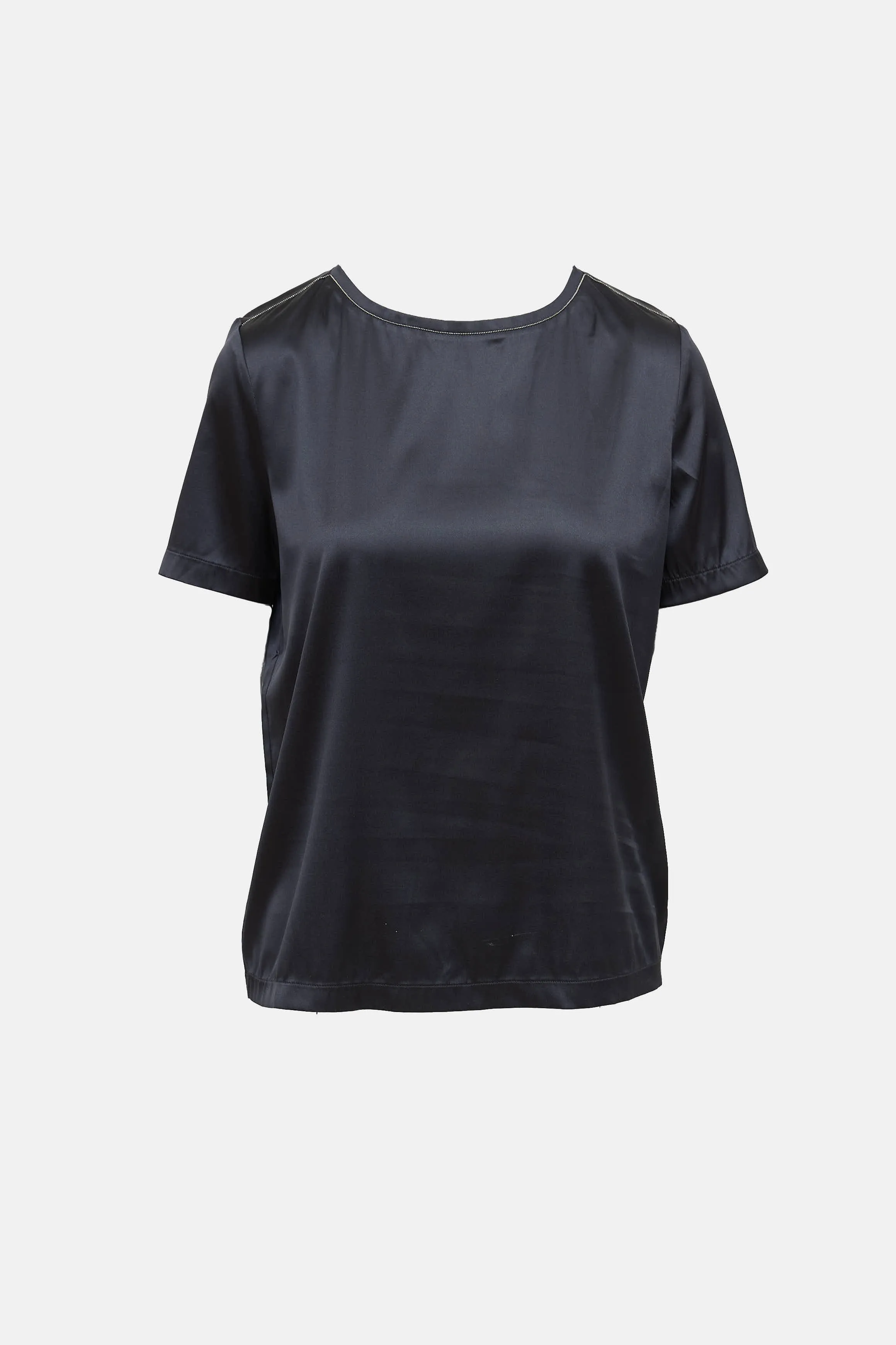 Silk Beaded Top sold by VSP Consignment