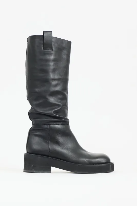 Leather Knee High Boot sold by VSP Consignment