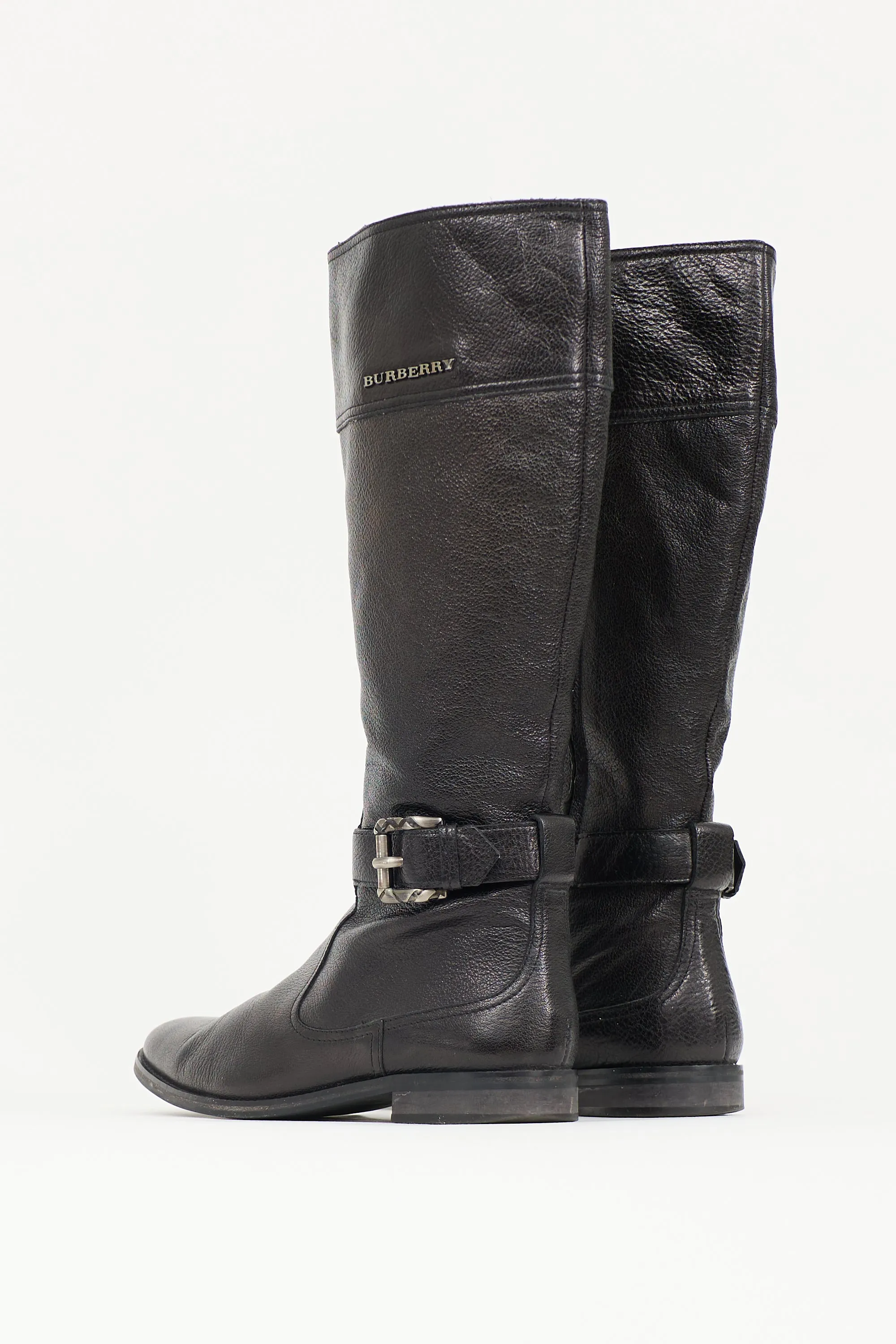 Leather Logo Boot sold by VSP Consignment product image thumbnail 4