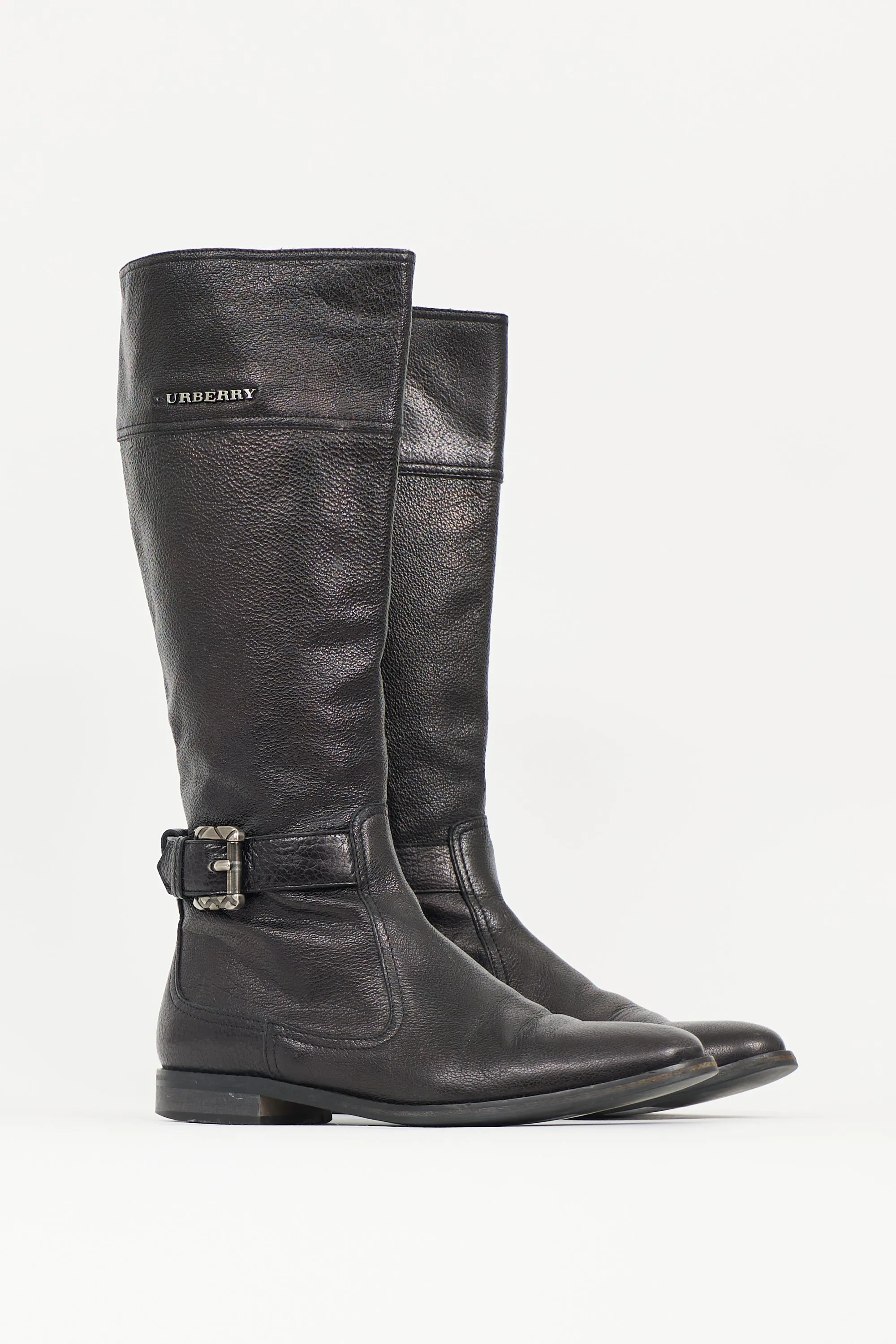 Leather Logo Boot sold by VSP Consignment product image thumbnail 2
