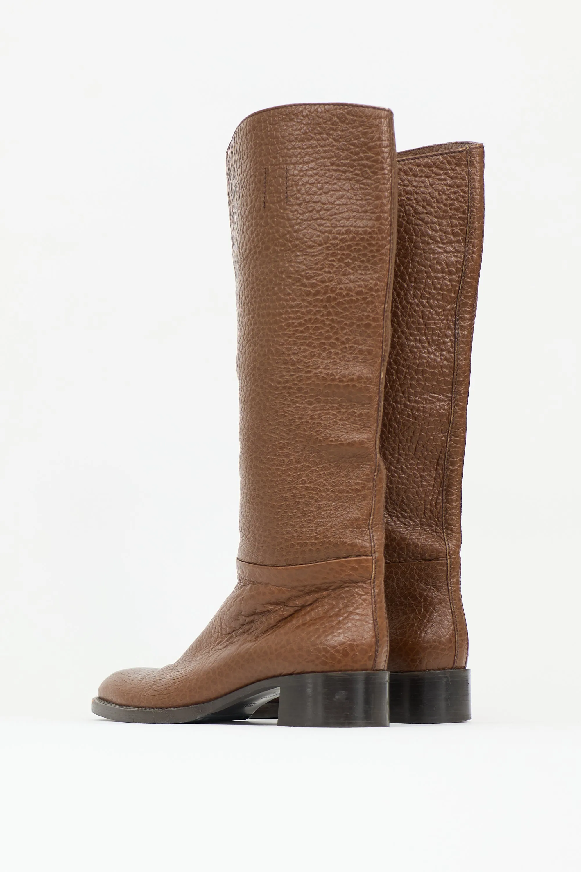 2003 Pebbled Leather Boot sold by VSP Consignment product image thumbnail 4