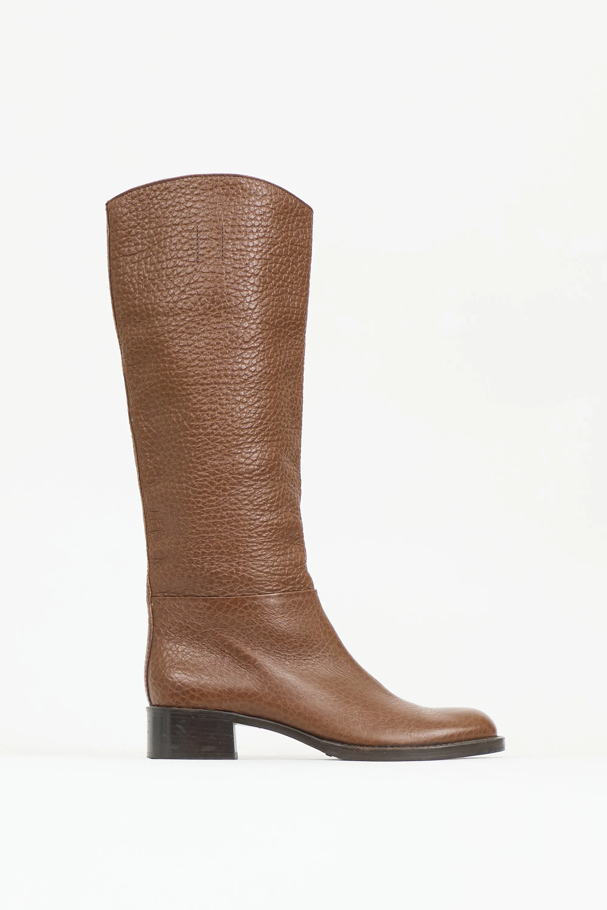 2003 Pebbled Leather Boot sold by VSP Consignment