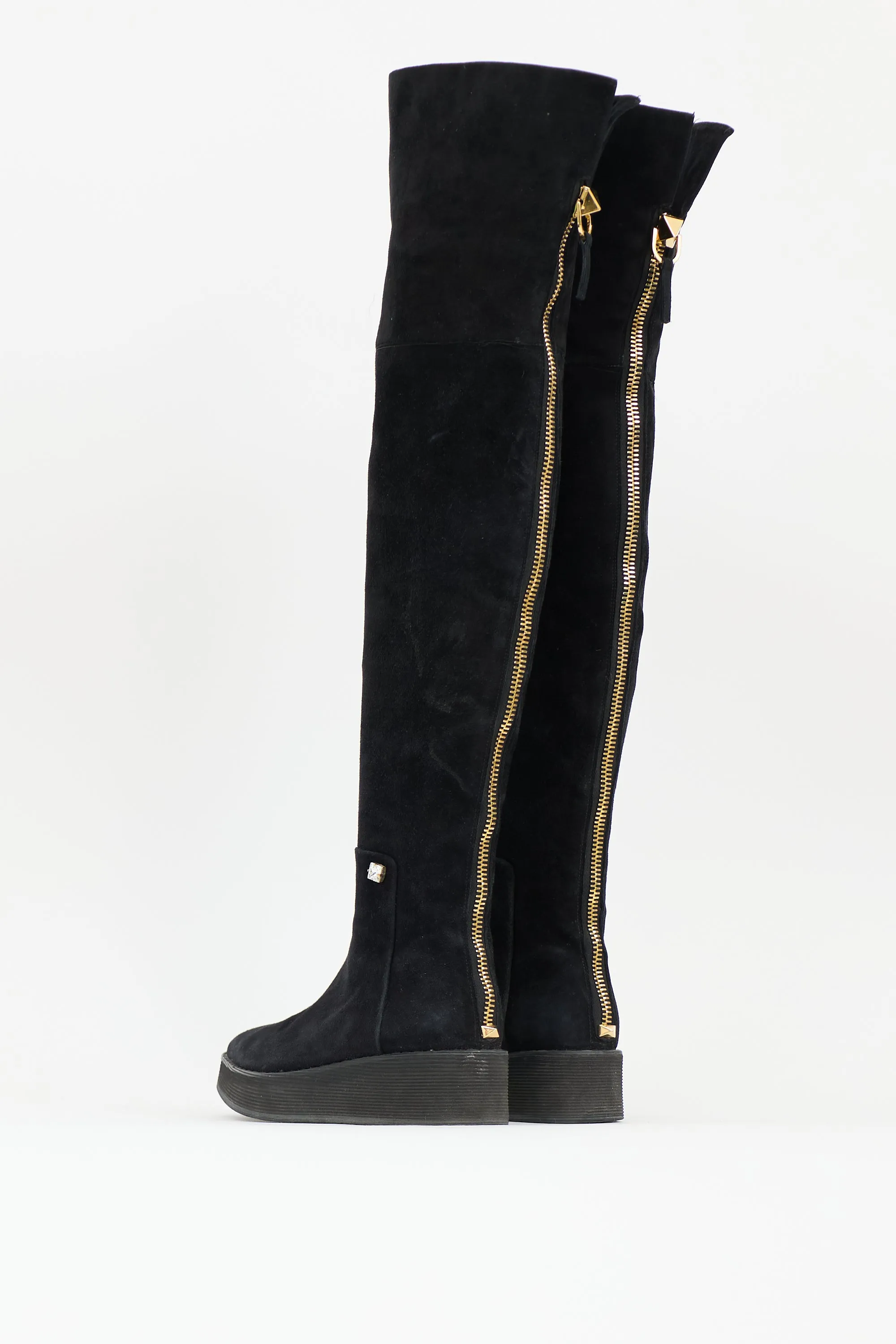 Suede Thigh High Boot sold by VSP Consignment product image thumbnail 4