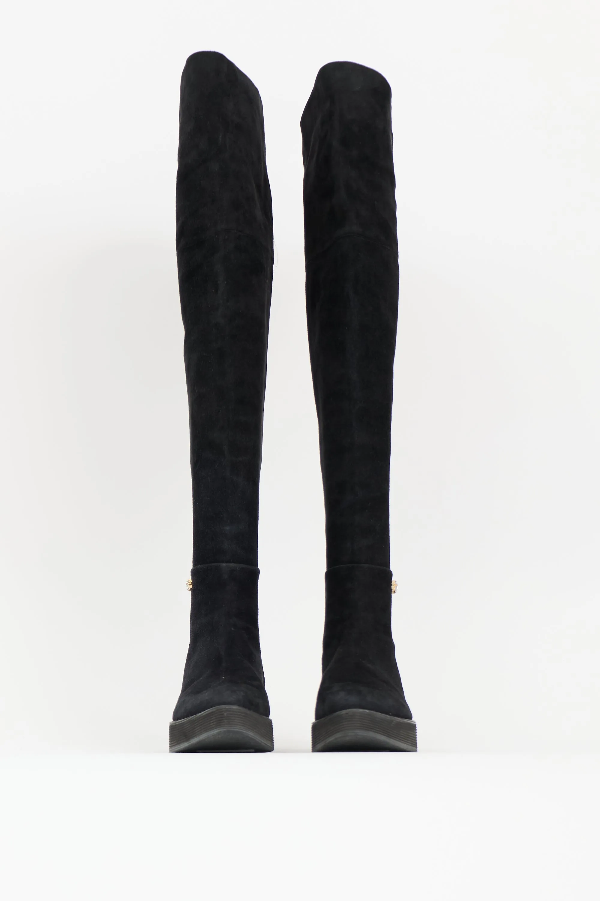 Suede Thigh High Boot sold by VSP Consignment product image thumbnail 3