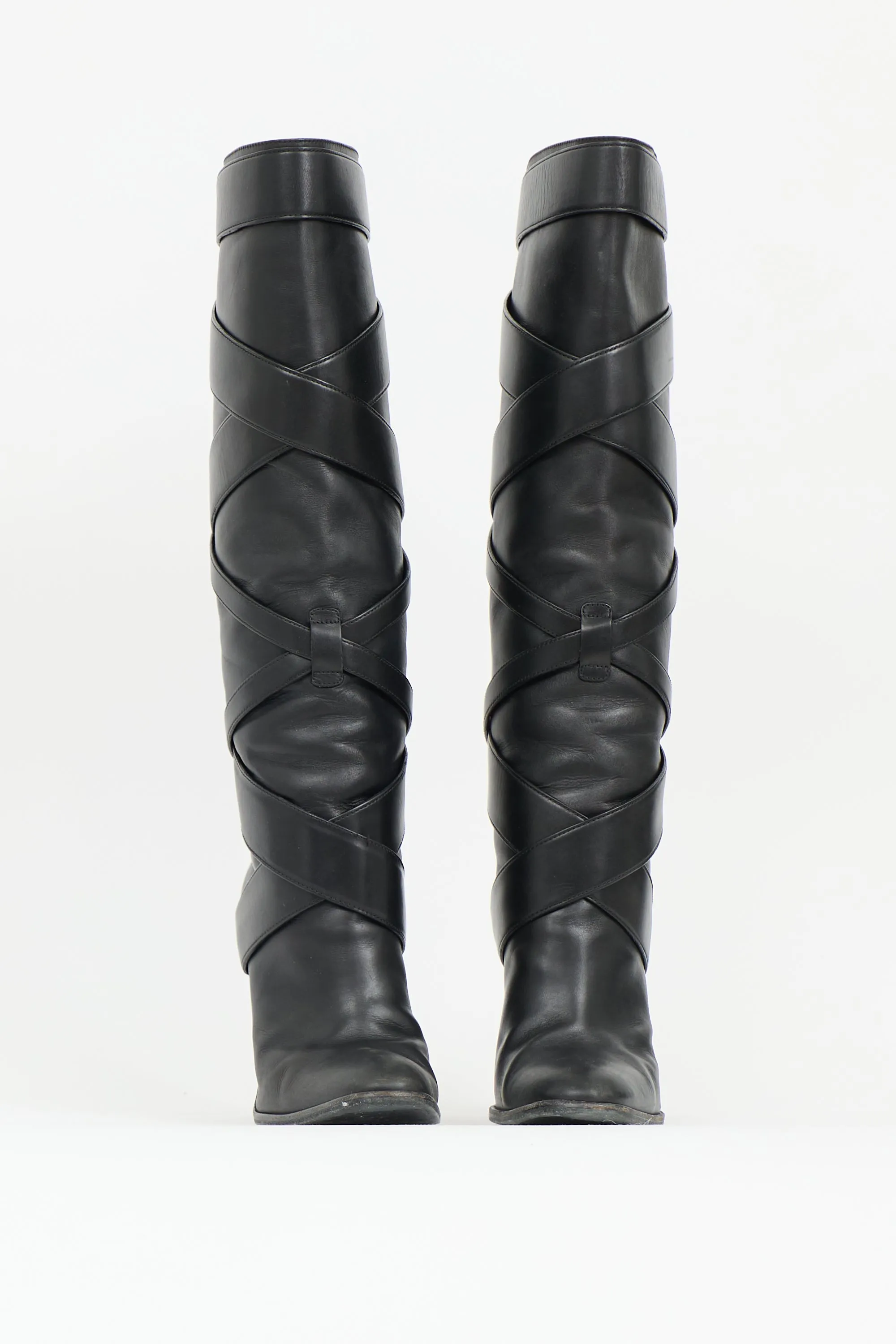 Leather Strapped Boot sold by VSP Consignment product image thumbnail 3