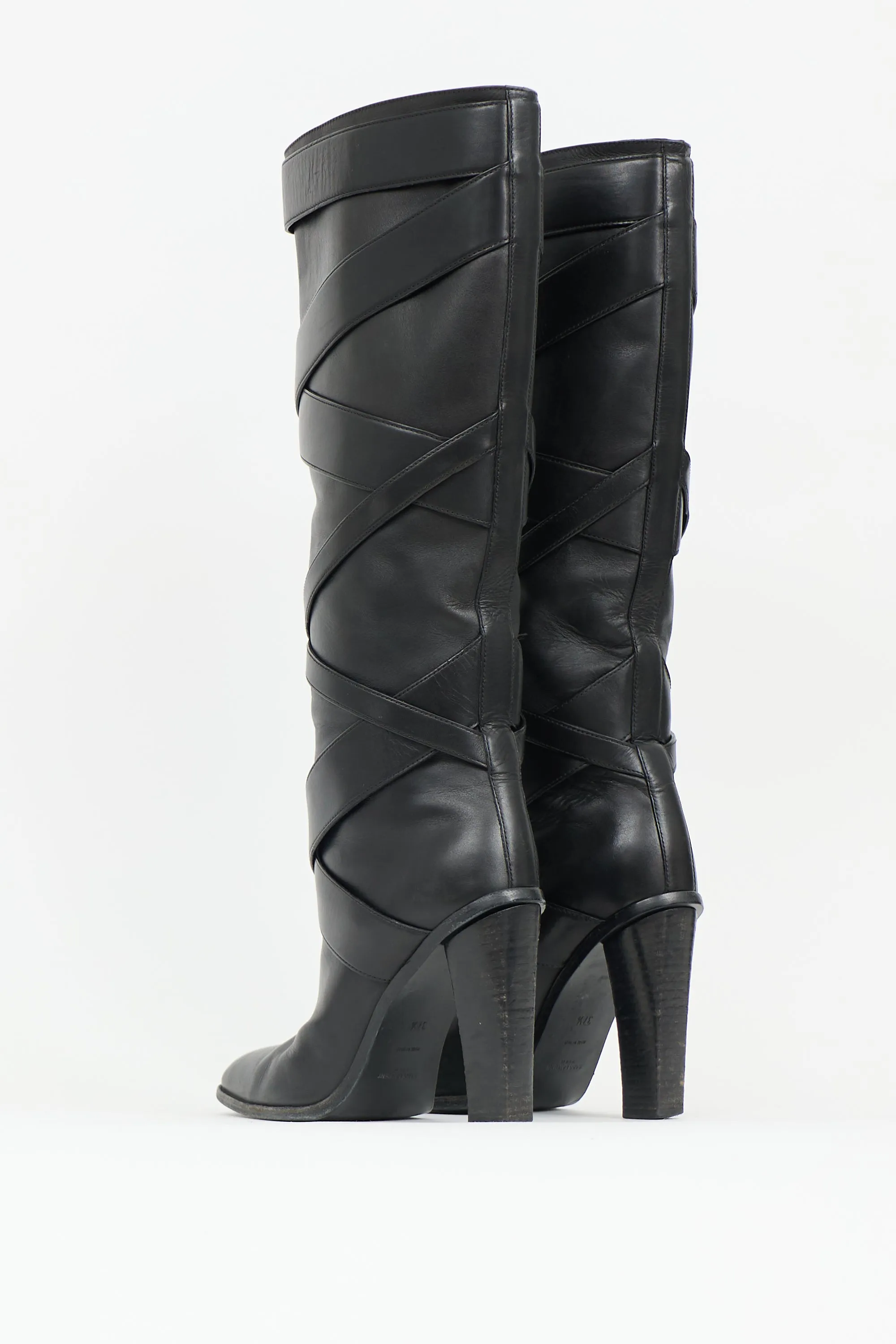Leather Strapped Boot sold by VSP Consignment product image thumbnail 4