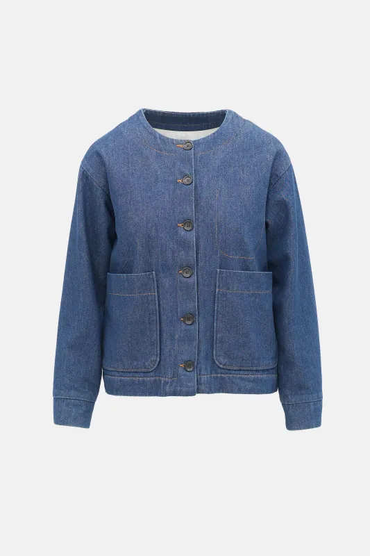 Denim Lucille Chore Jacket sold by VSP Consignment