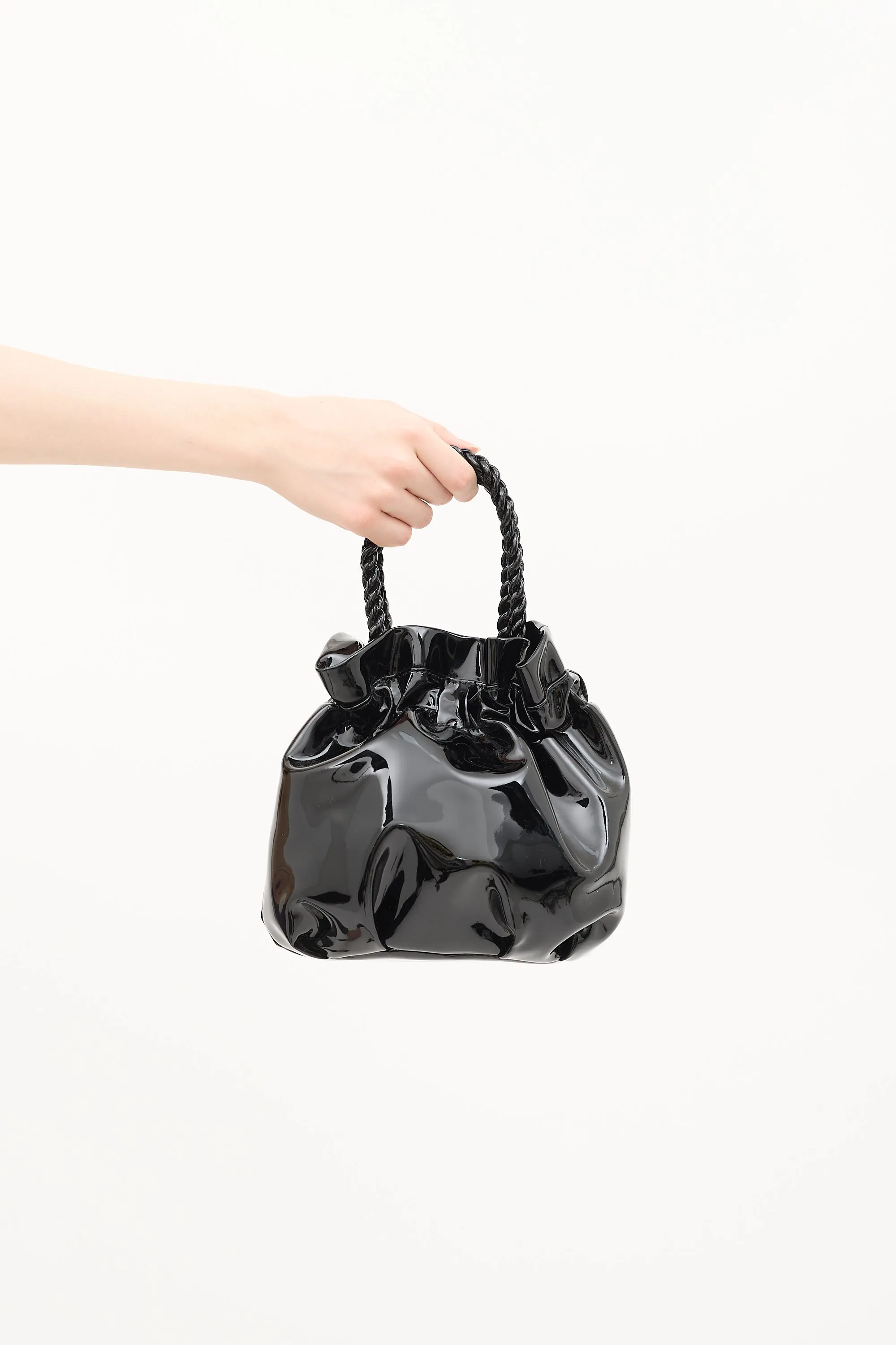 Patent Leather Grace Bag sold by VSP Consignment