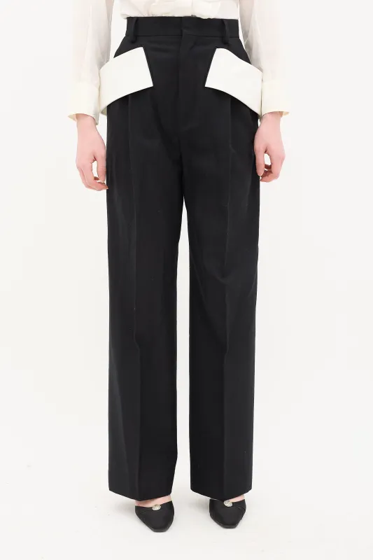 Wool Band Trouser sold by VSP Consignment