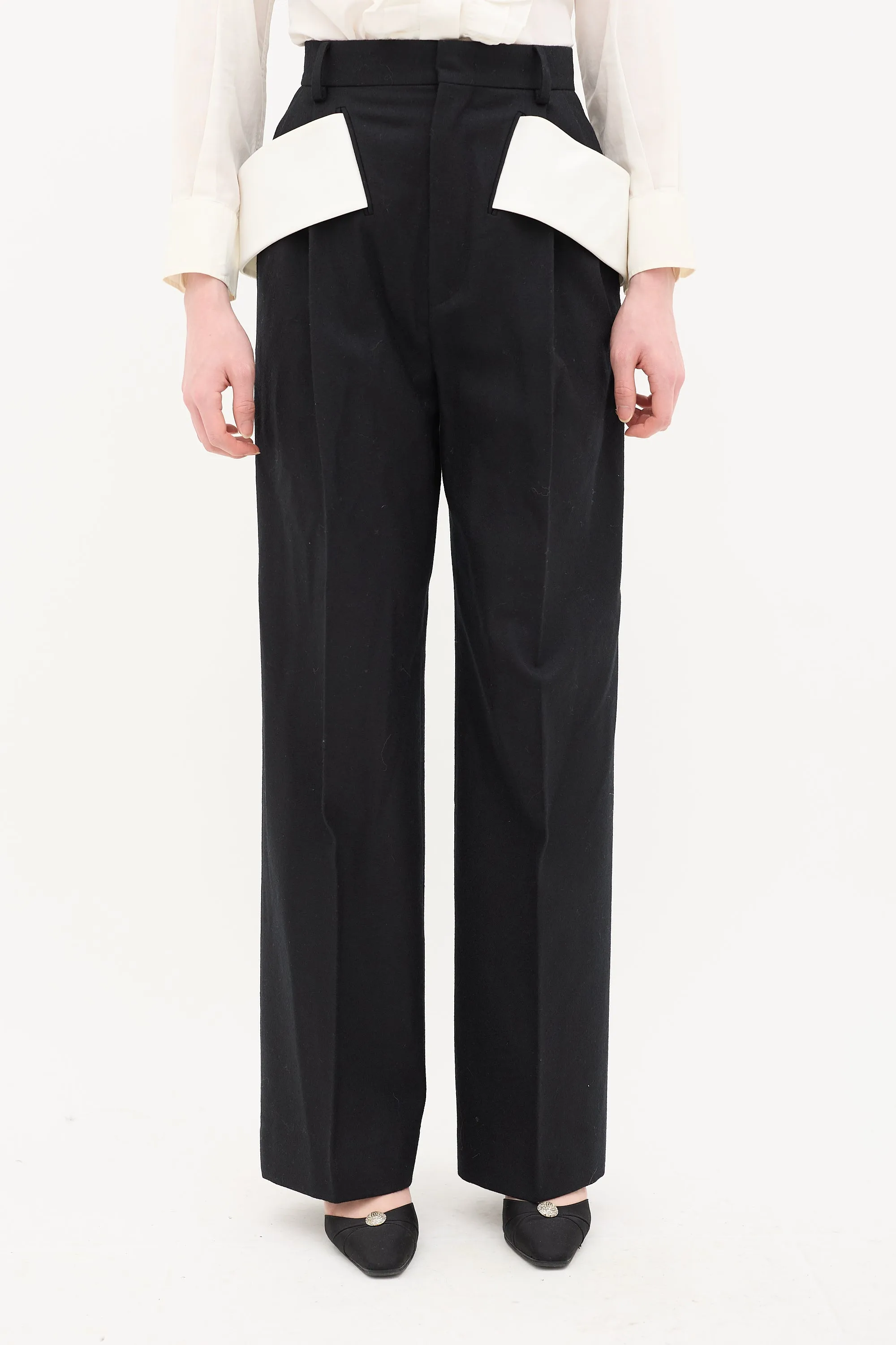 Wool Band Trouser sold by VSP Consignment