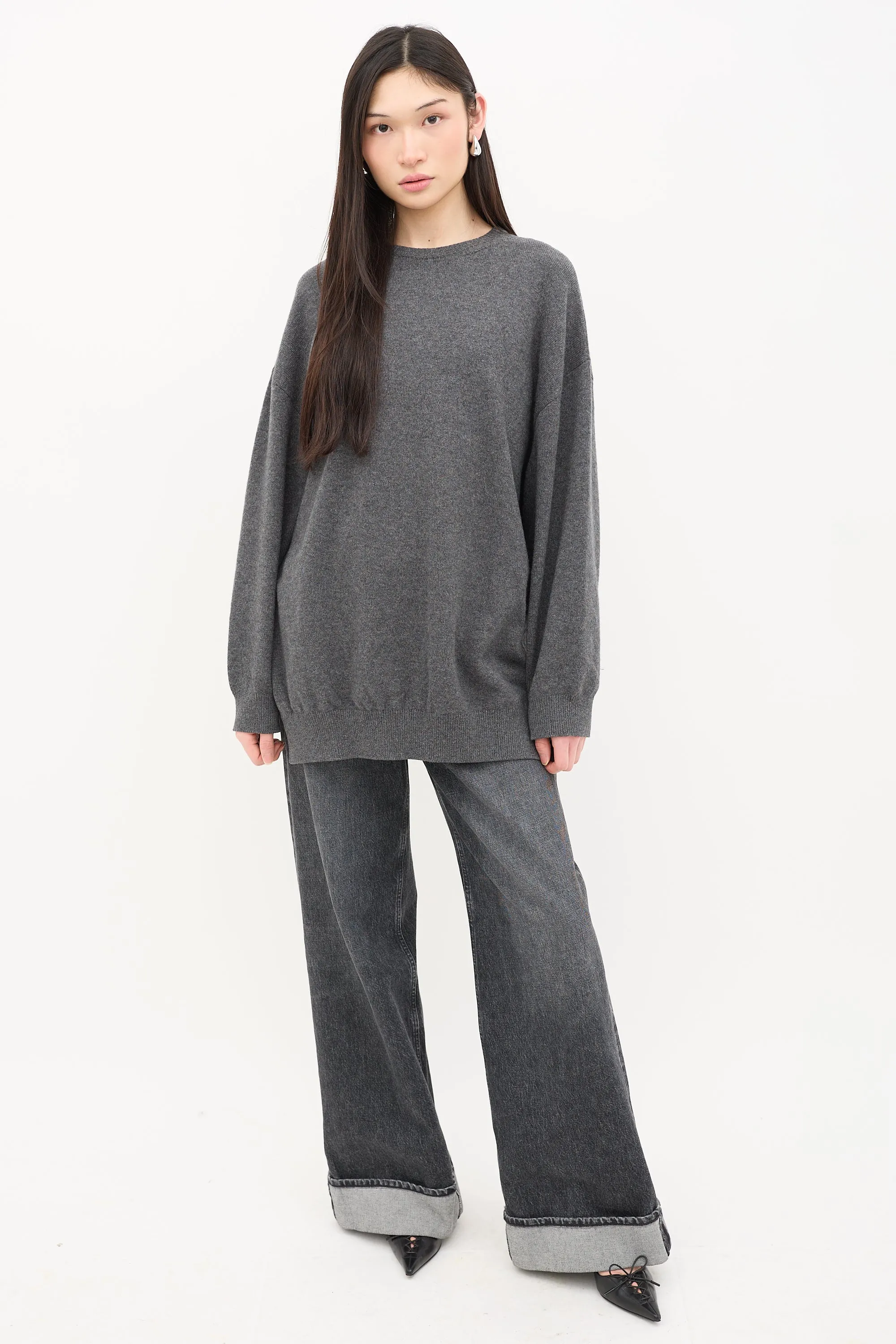Cashmere Embroidered Sweater sold by VSP Consignment product image thumbnail 4