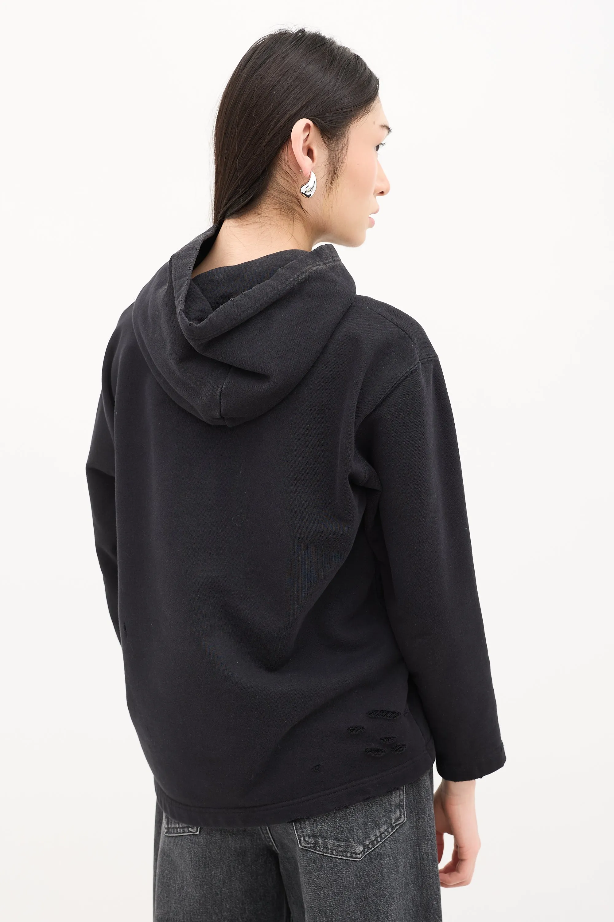 Distressed Maison Logo Hoodie sold by VSP Consignment product image thumbnail 4