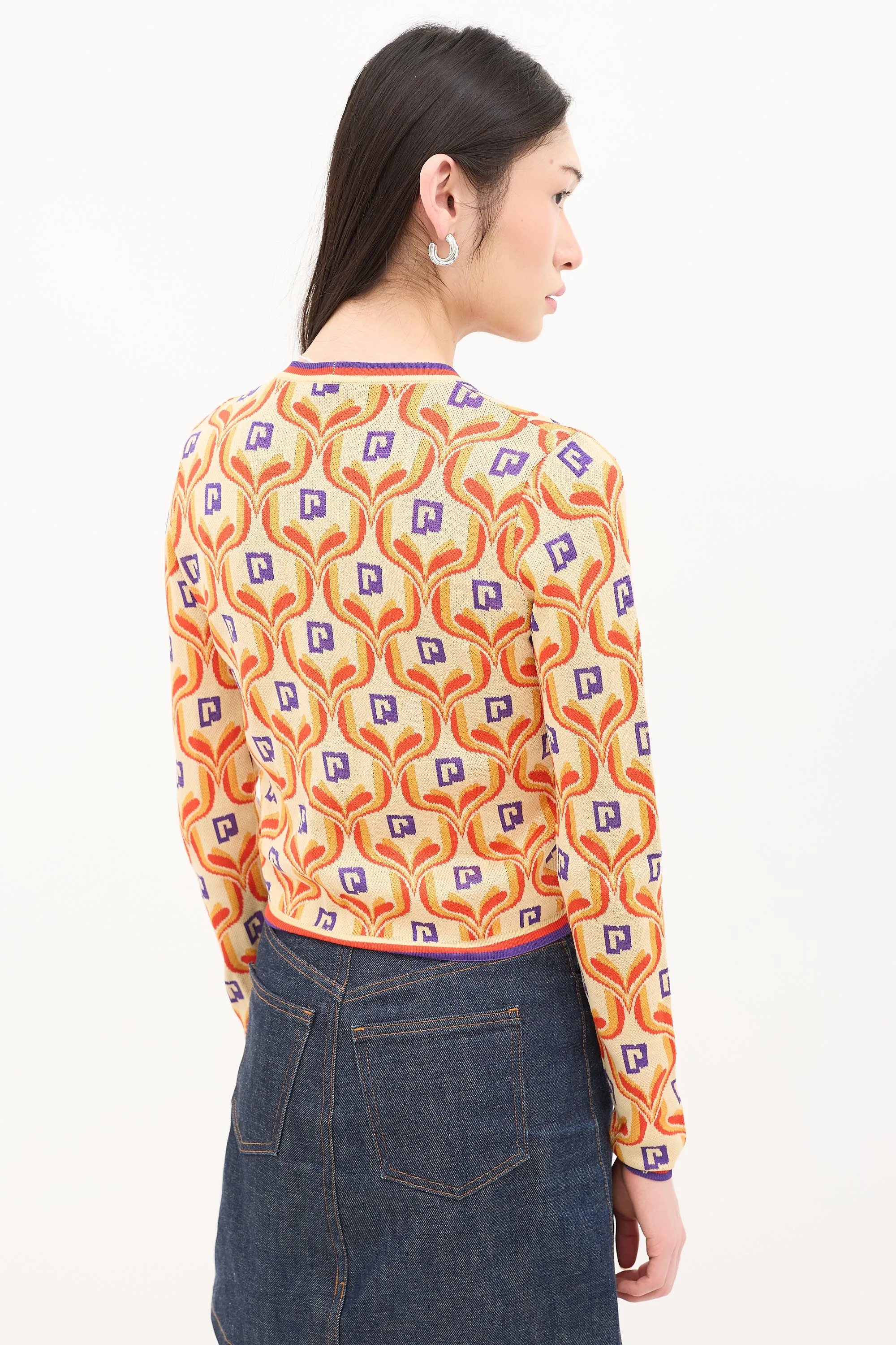 Jacquard Cardigan sold by VSP Consignment product image thumbnail 4