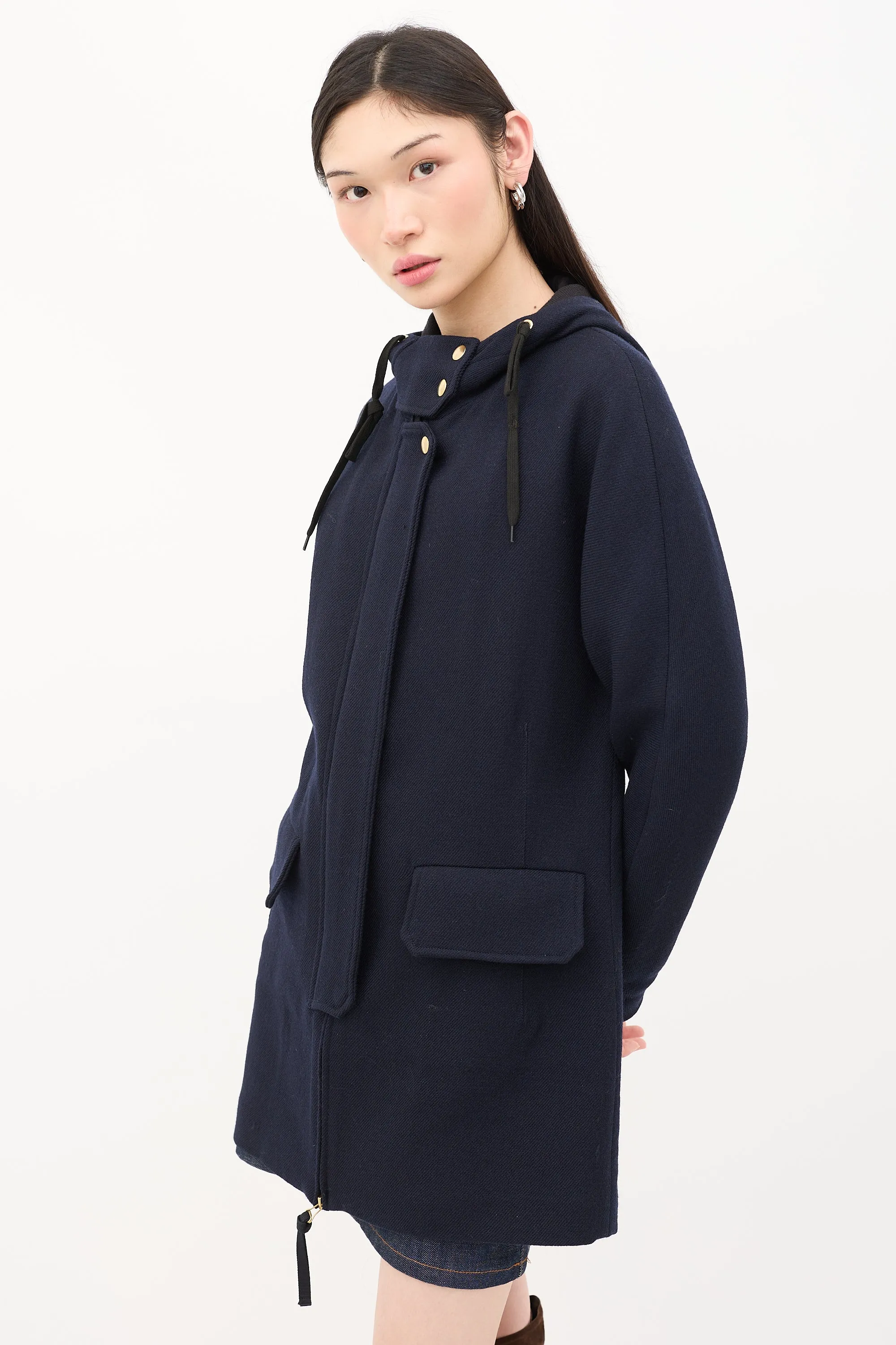 Twill Hooded Parka sold by VSP Consignment product image thumbnail 5