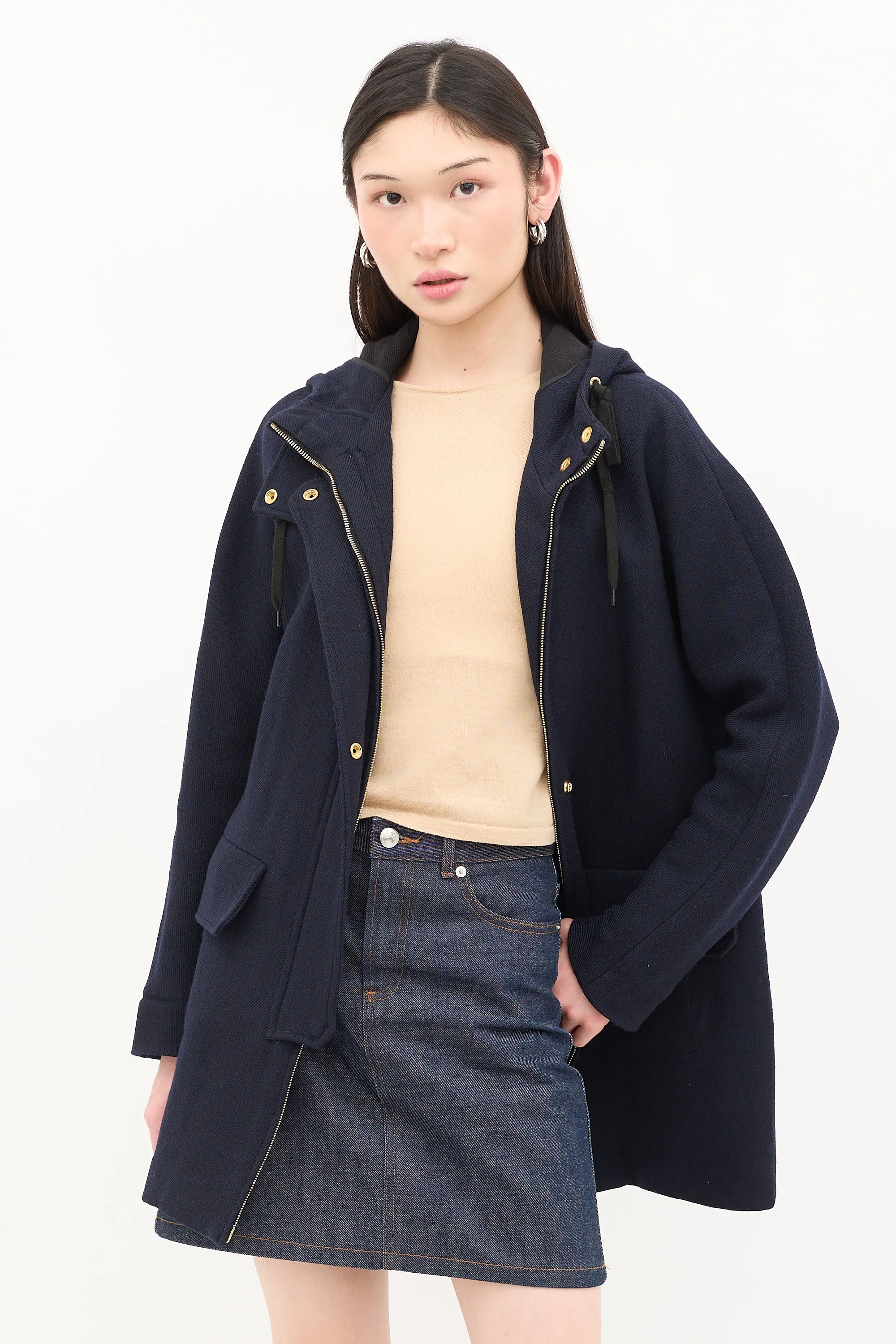 Twill Hooded Parka sold by VSP Consignment product image thumbnail 3