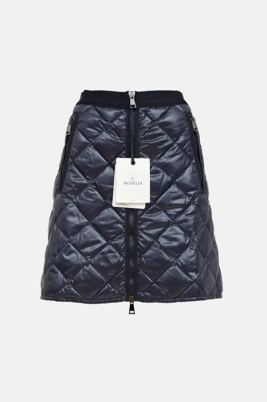 Quilted Zip Mini Skirt sold by VSP Consignment