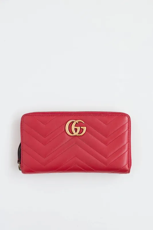 Marmont GG Zip Around Wallet sold by VSP Consignment
