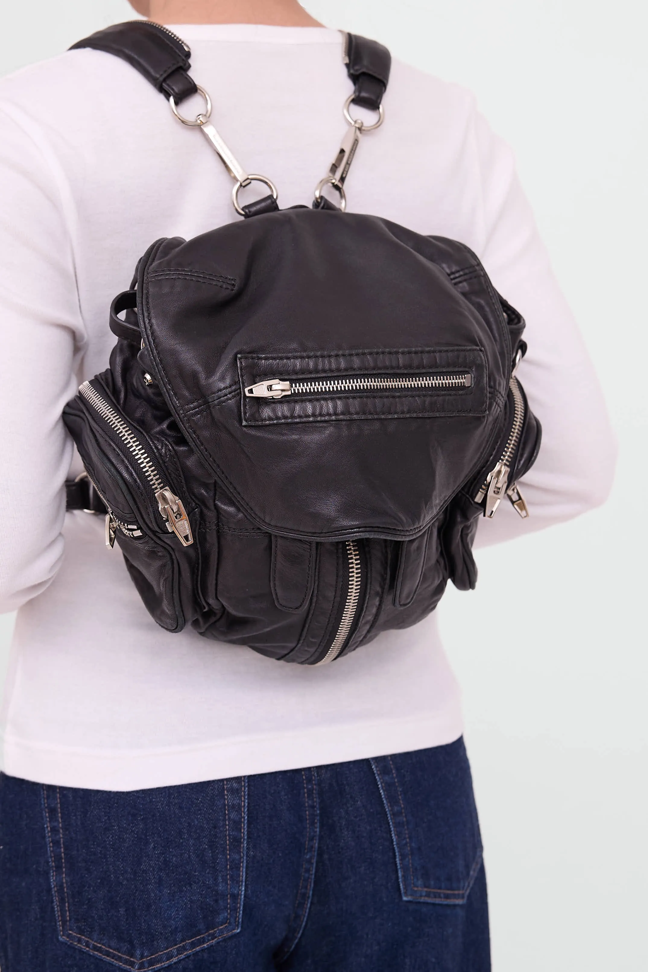 Leather Marti Backpack sold by VSP Consignment product image thumbnail 3