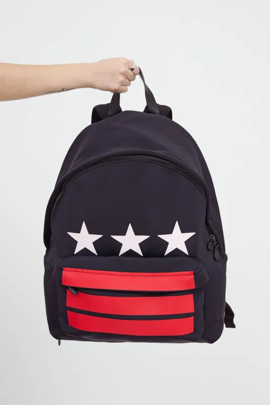 Star Striped Backpack made by Givenchy