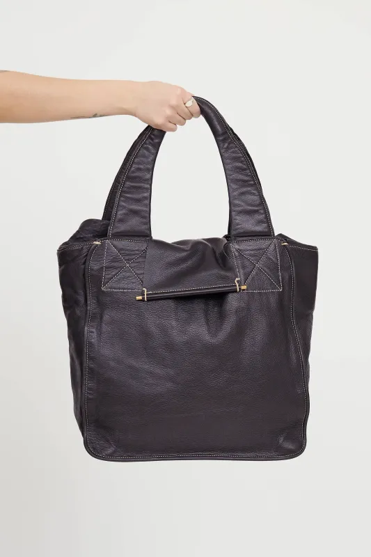 Fete Leather Tote Bag sold by VSP Consignment
